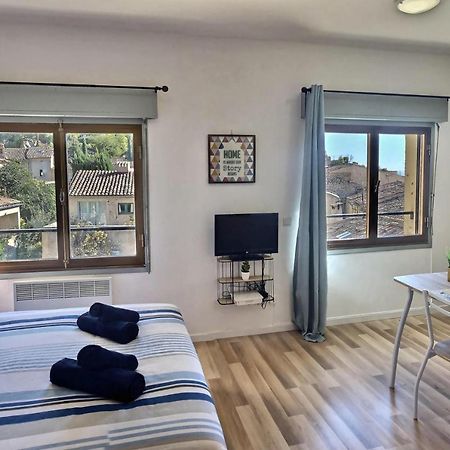 Studio Vue Sur Les Toits, Lumineux Moustiers #2 Luaran gambar